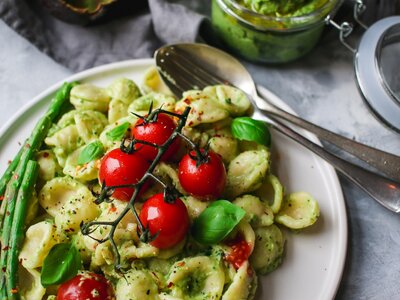 Creamy GEM® Avocado Pesto with Orecchiette Pasta